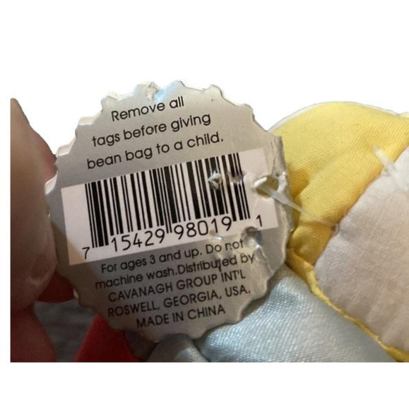 Coca Cola Can in Shades 6" Bean Bag Plush 1997 Style# 0132 (tags attached) - Picture 9 of 9